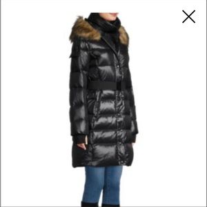 S13 Gloss Chalet Faux fur puffer
